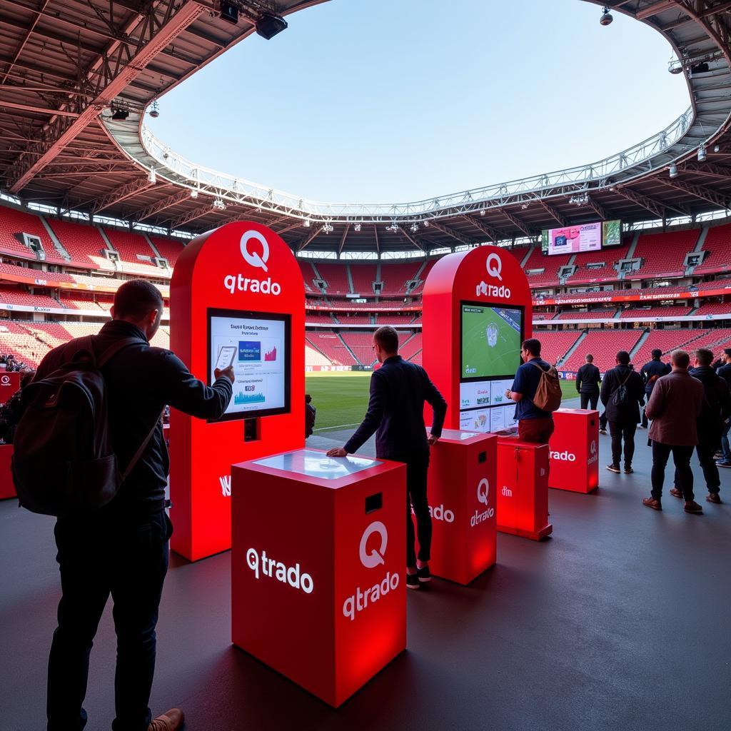 qtrado Leverkusen Stadion Aktion