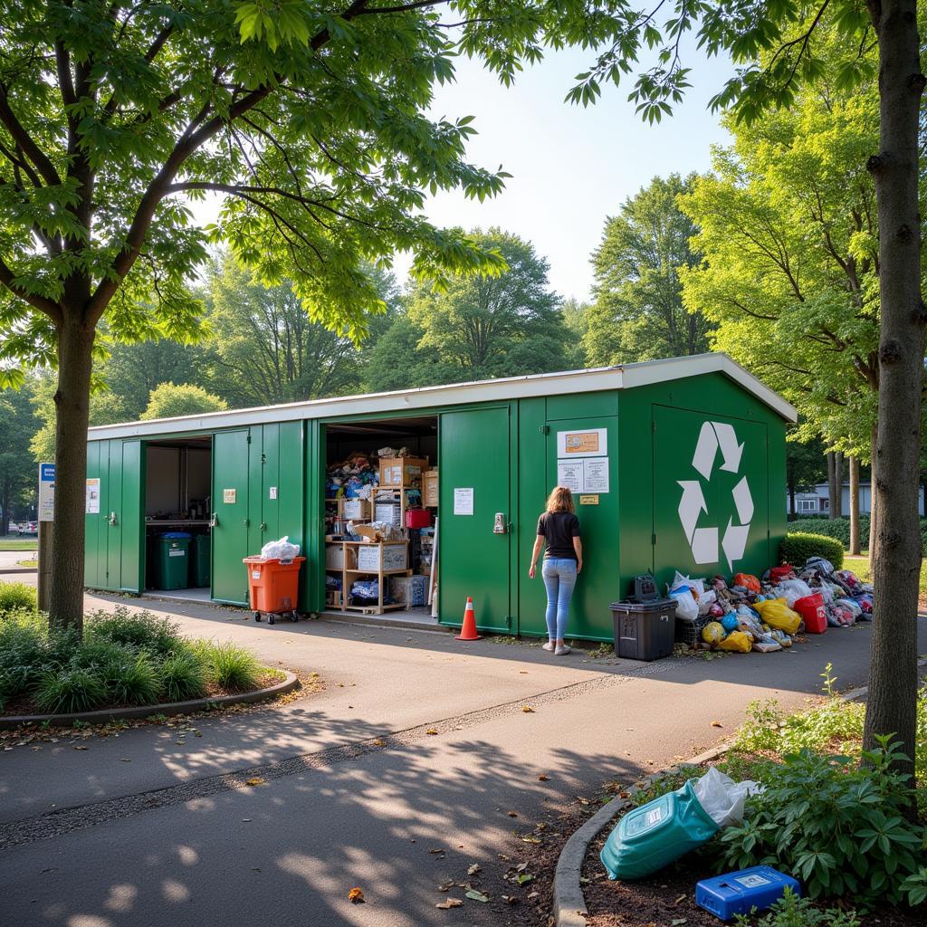 Recycling in Leverkusen