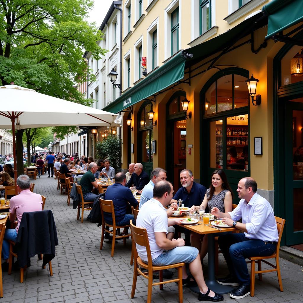 Restaurant Leverkusen Terrasse