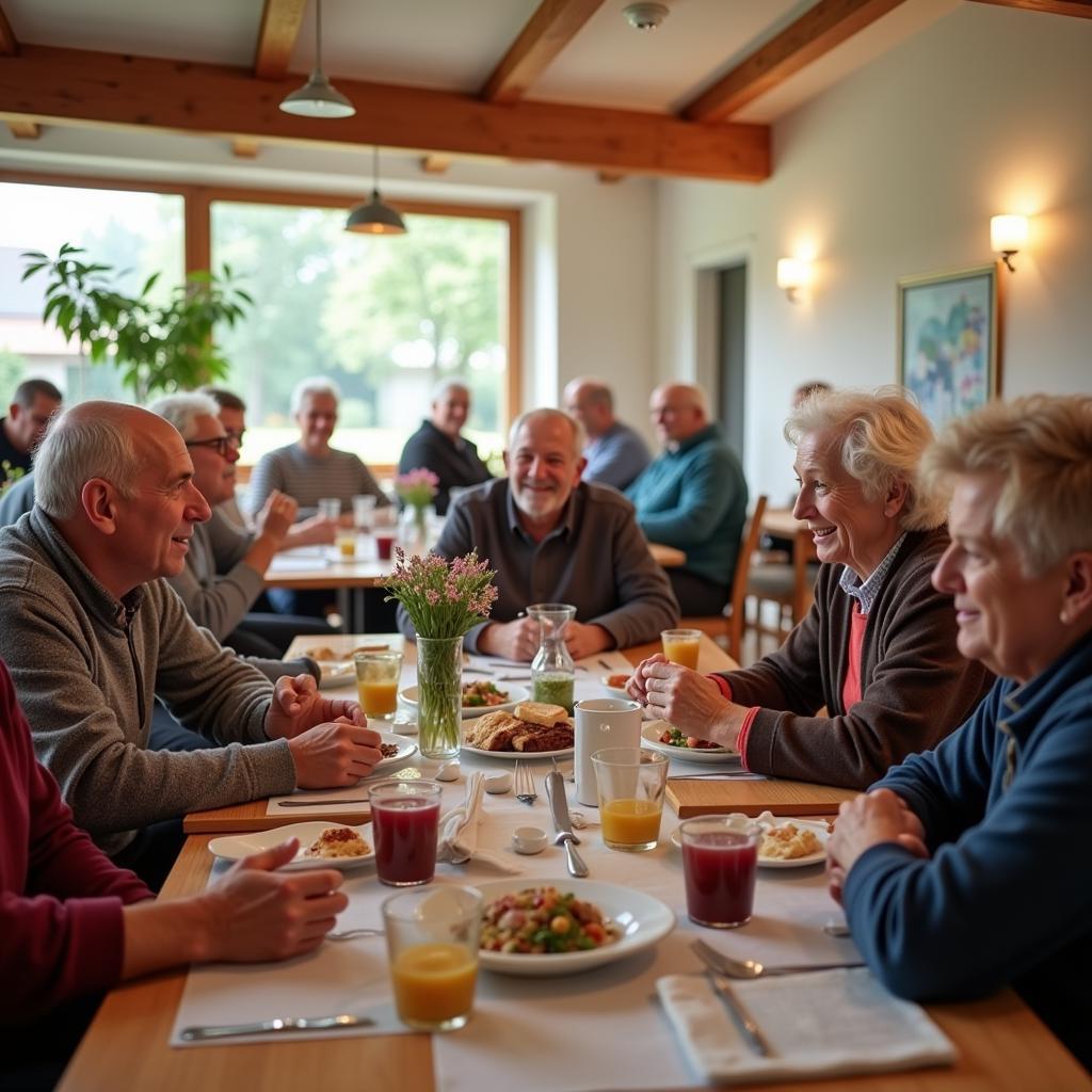 Senioren in Leverkusen in einer Begegnungsstätte