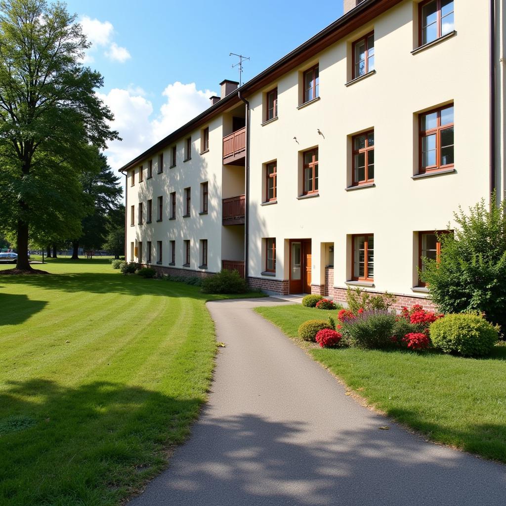 Außenansicht der Seniorenresidenz St. Elisabeth in Leverkusen-Schlebusch