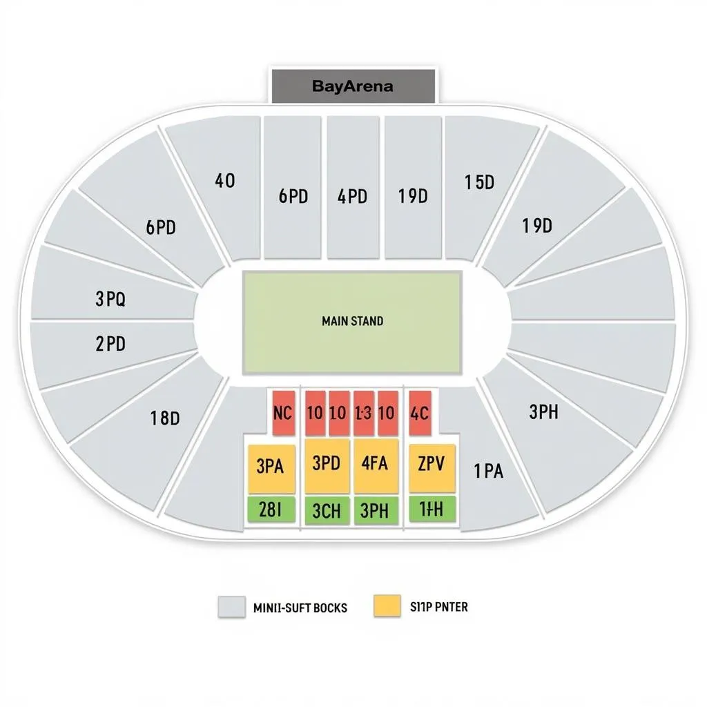 Sitzplan der BayArena Leverkusen