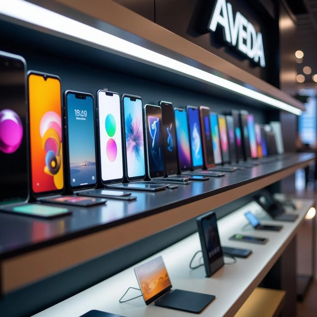 Smartphones bei Aveda Fixheide Leverkusen