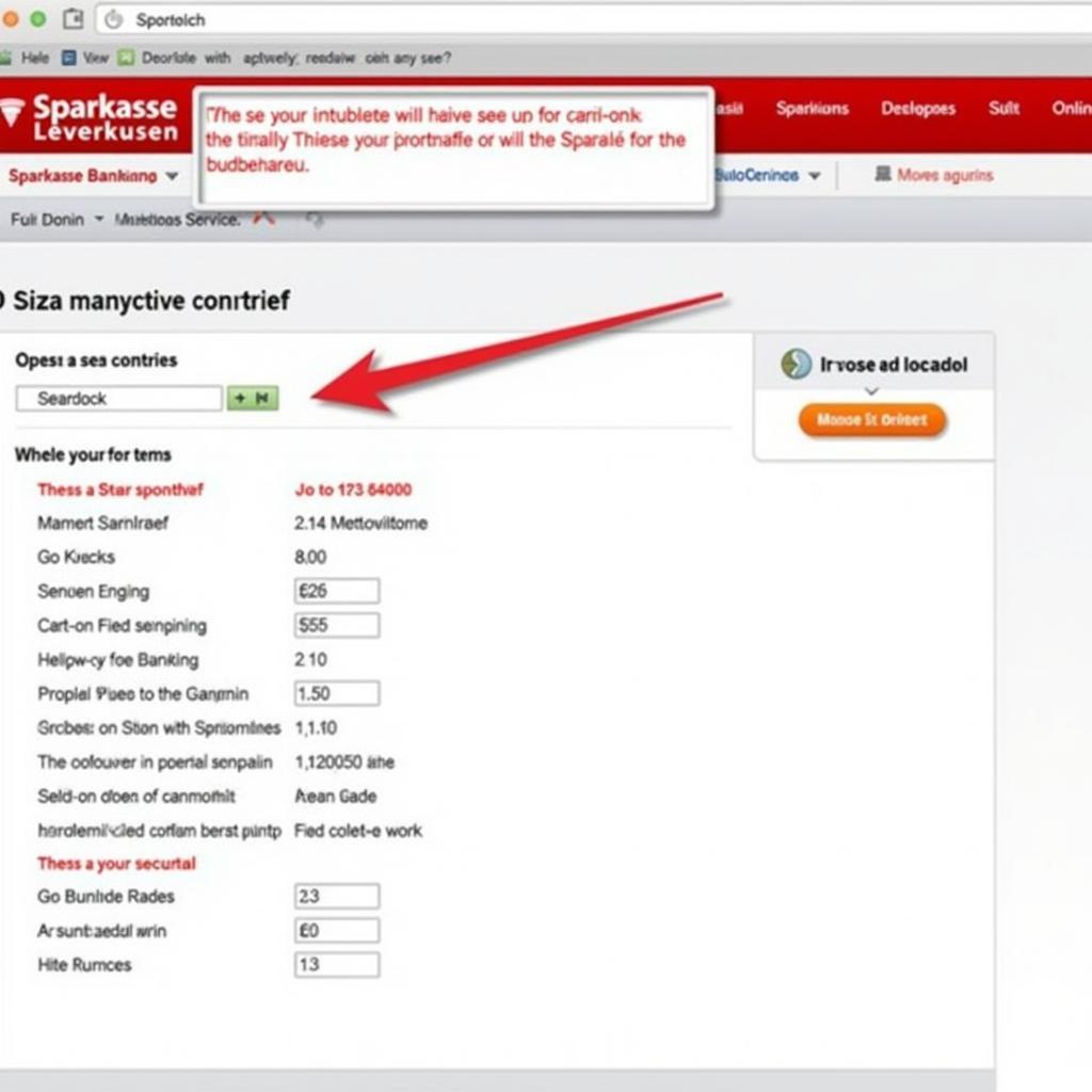 Online-Banking-Portal der Sparkasse Leverkusen