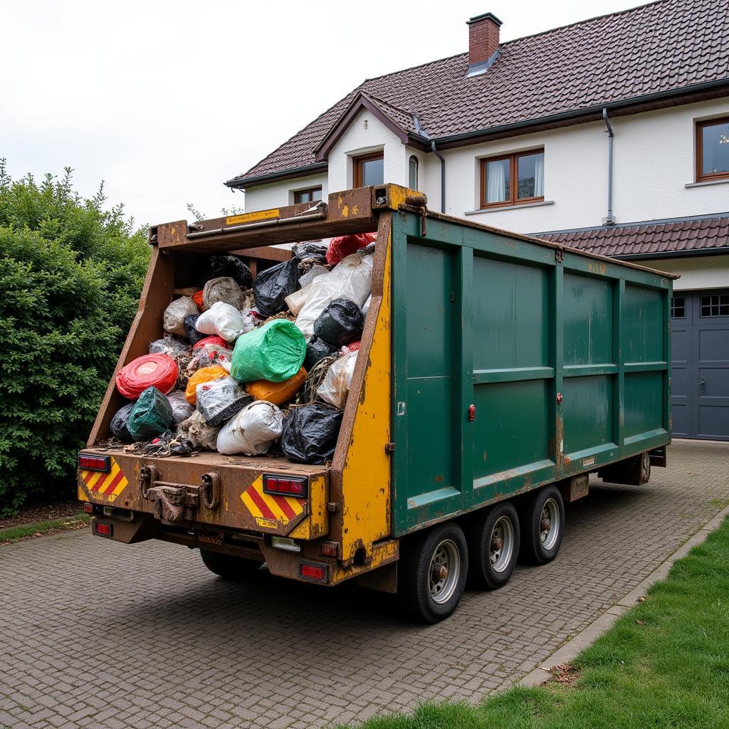 Sperrmüllcontainer in Leverkusen