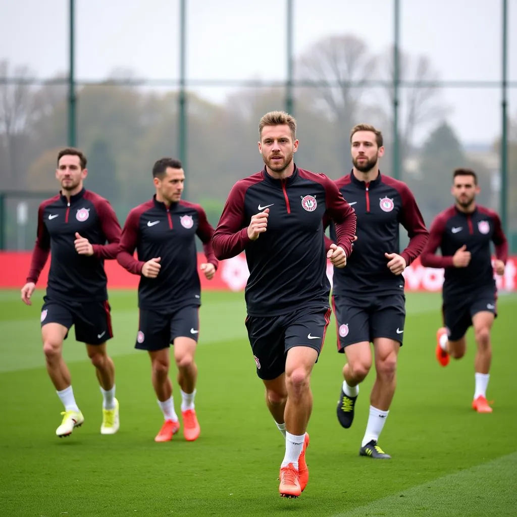 Spieler Bayer Leverkusen Training