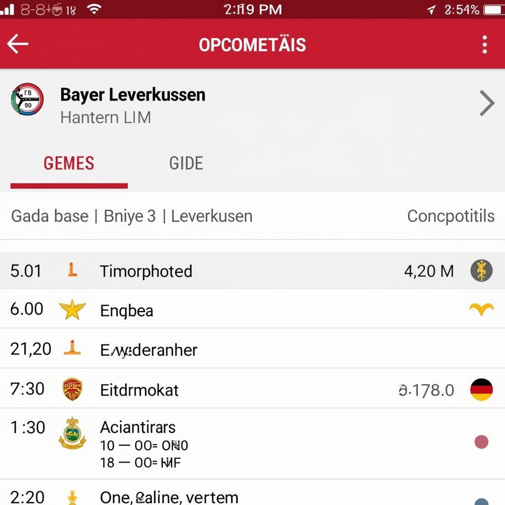 Spielplan Bayer Leverkusen