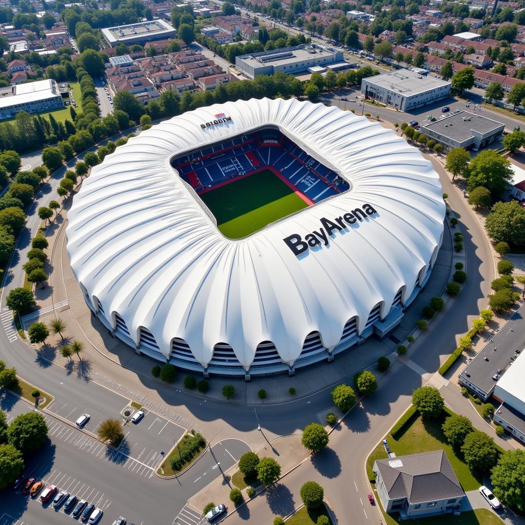 Parkmöglichkeiten rund um die BayArena