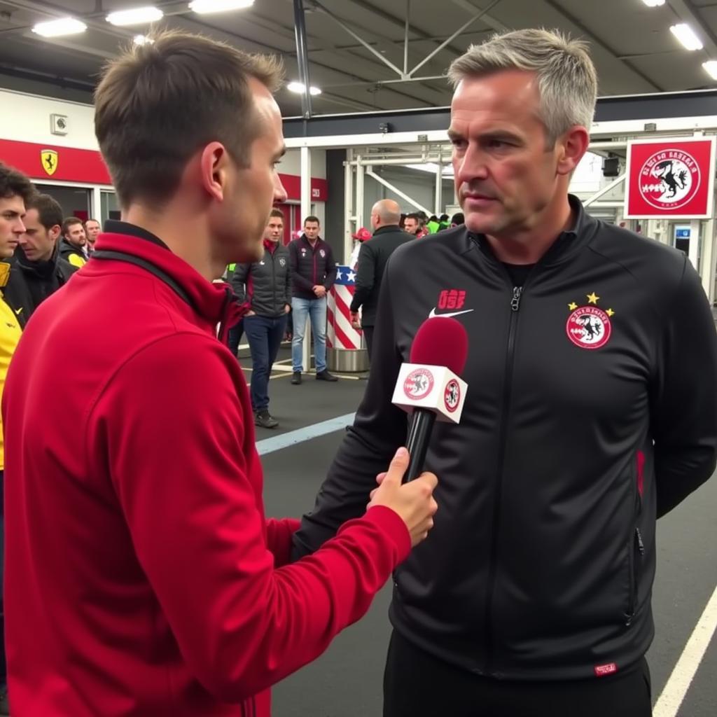 Interviews Stuttgart Leverkusen