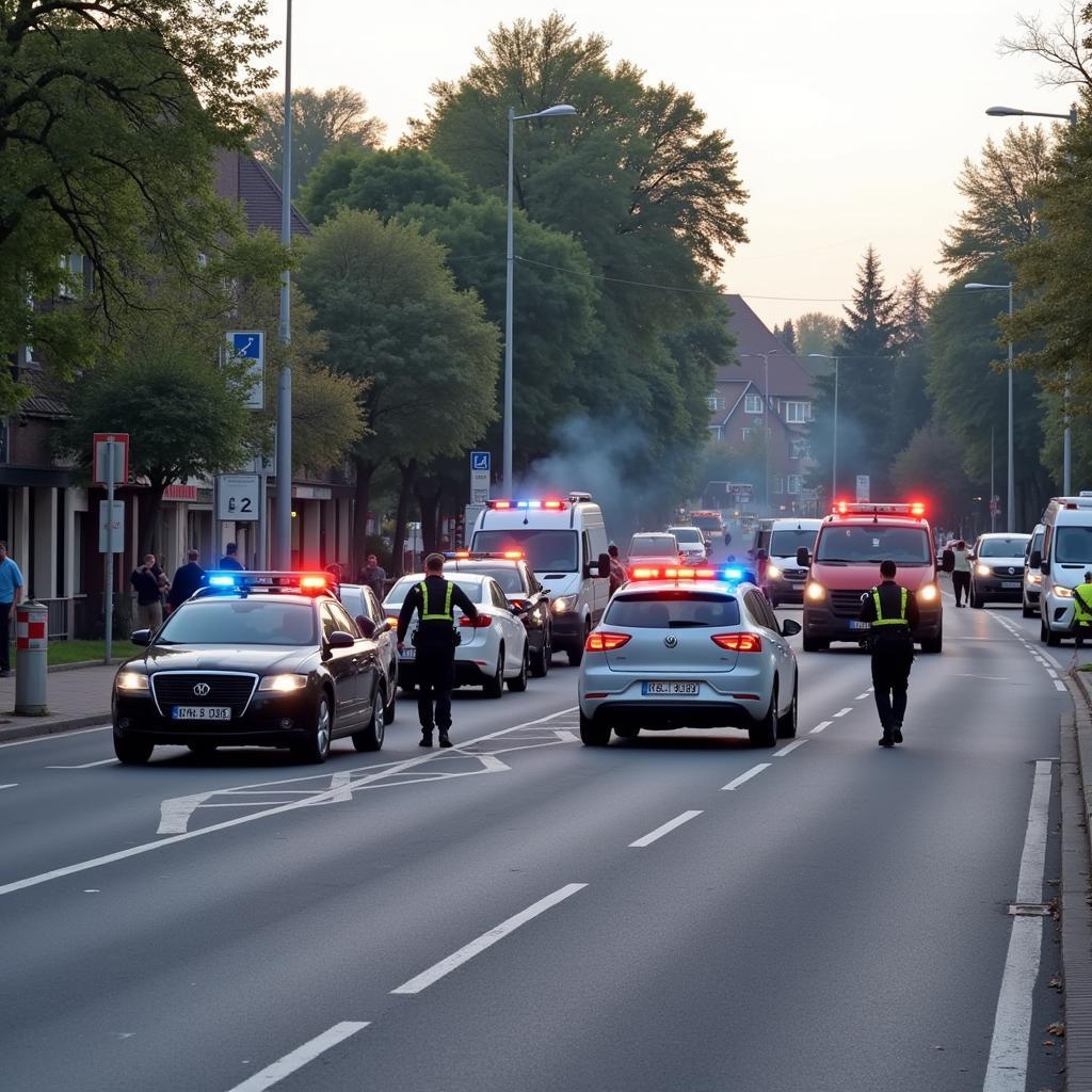 Des témoins interrogés sur l'accident de Leverkusen