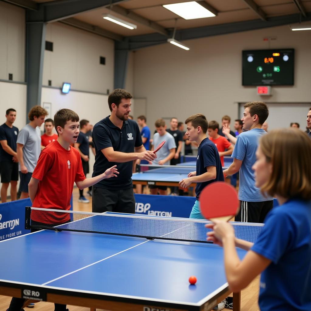 Babington Tischtennis Spielen Schleibusz Leverkusen