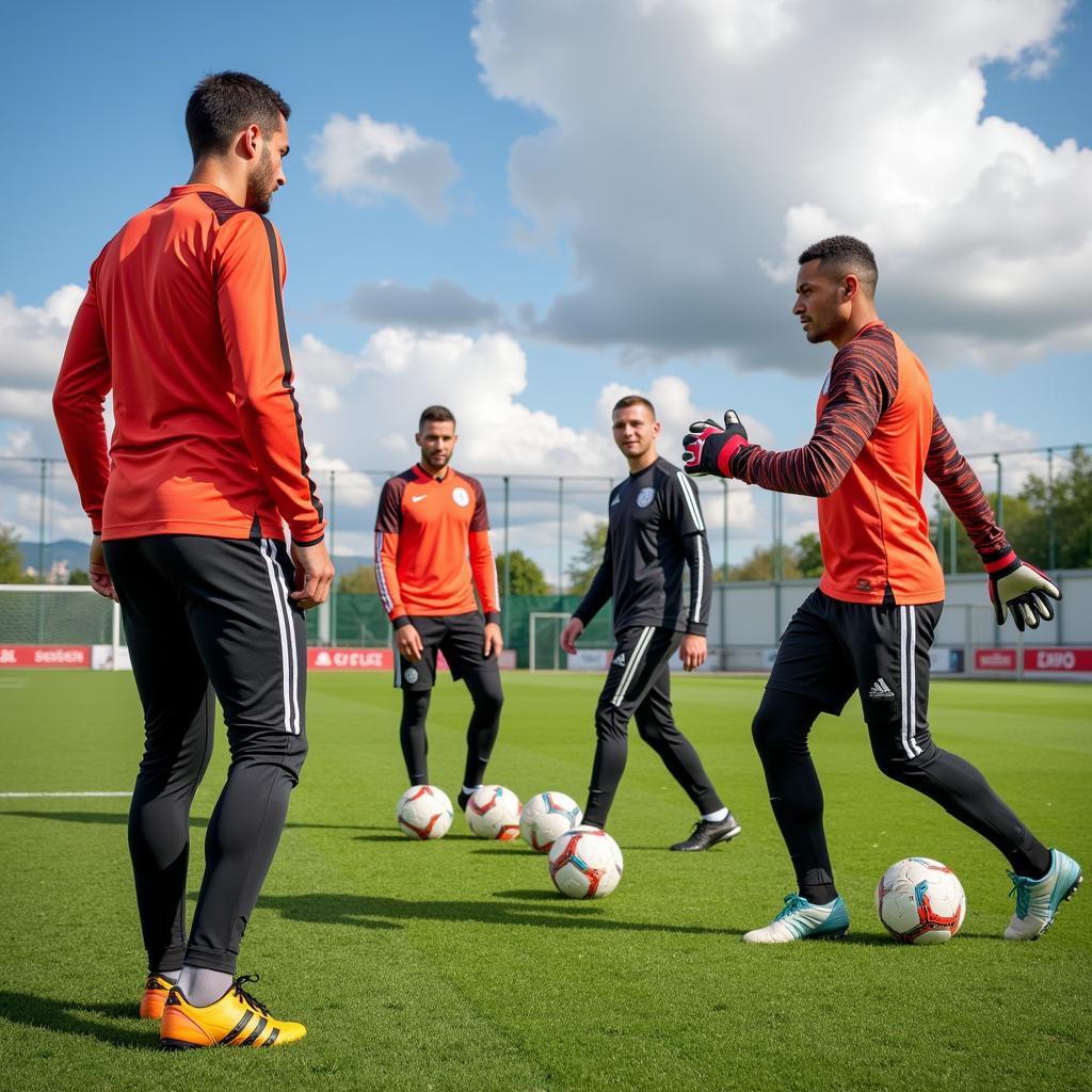 Torwarttraining-bei-Bayer-Leverkusen