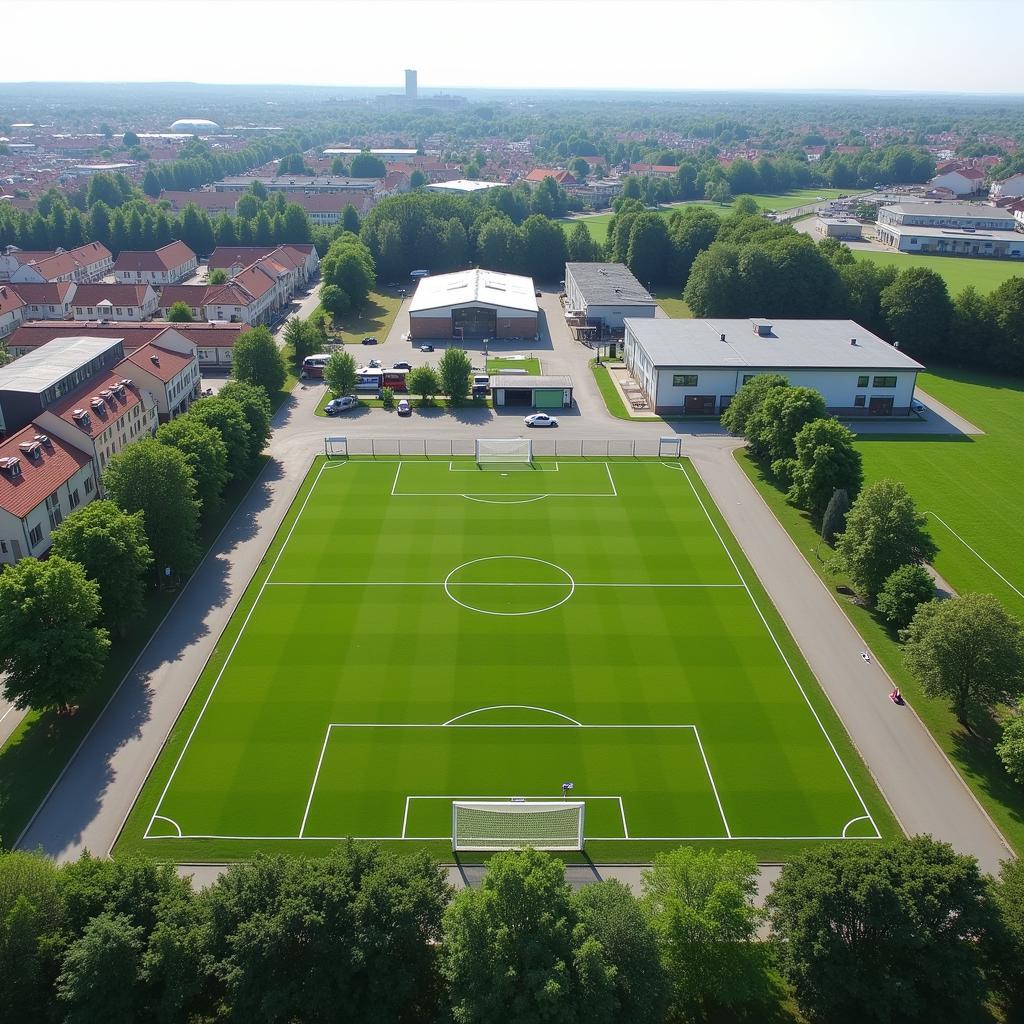 Modernes Trainingsgelände an der Döhnhoffstraße