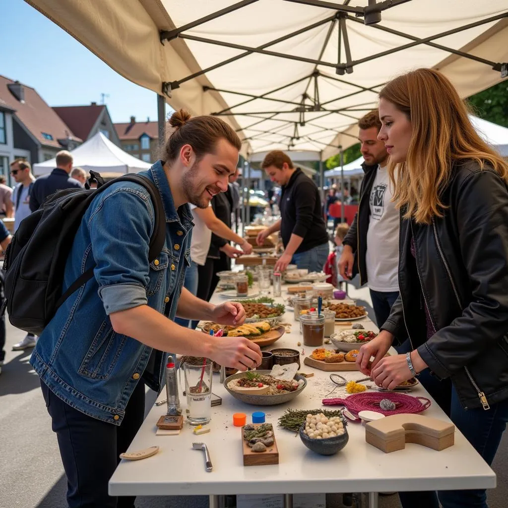 Nachhaltigkeit auf dem Trödelmarkt in Leverkusen