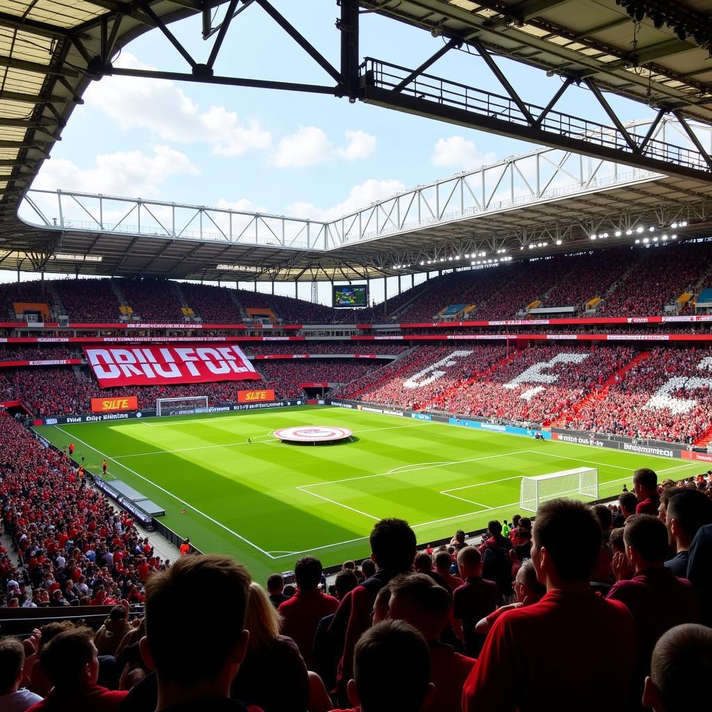 Union Berlin Fans in der Alten Försterei