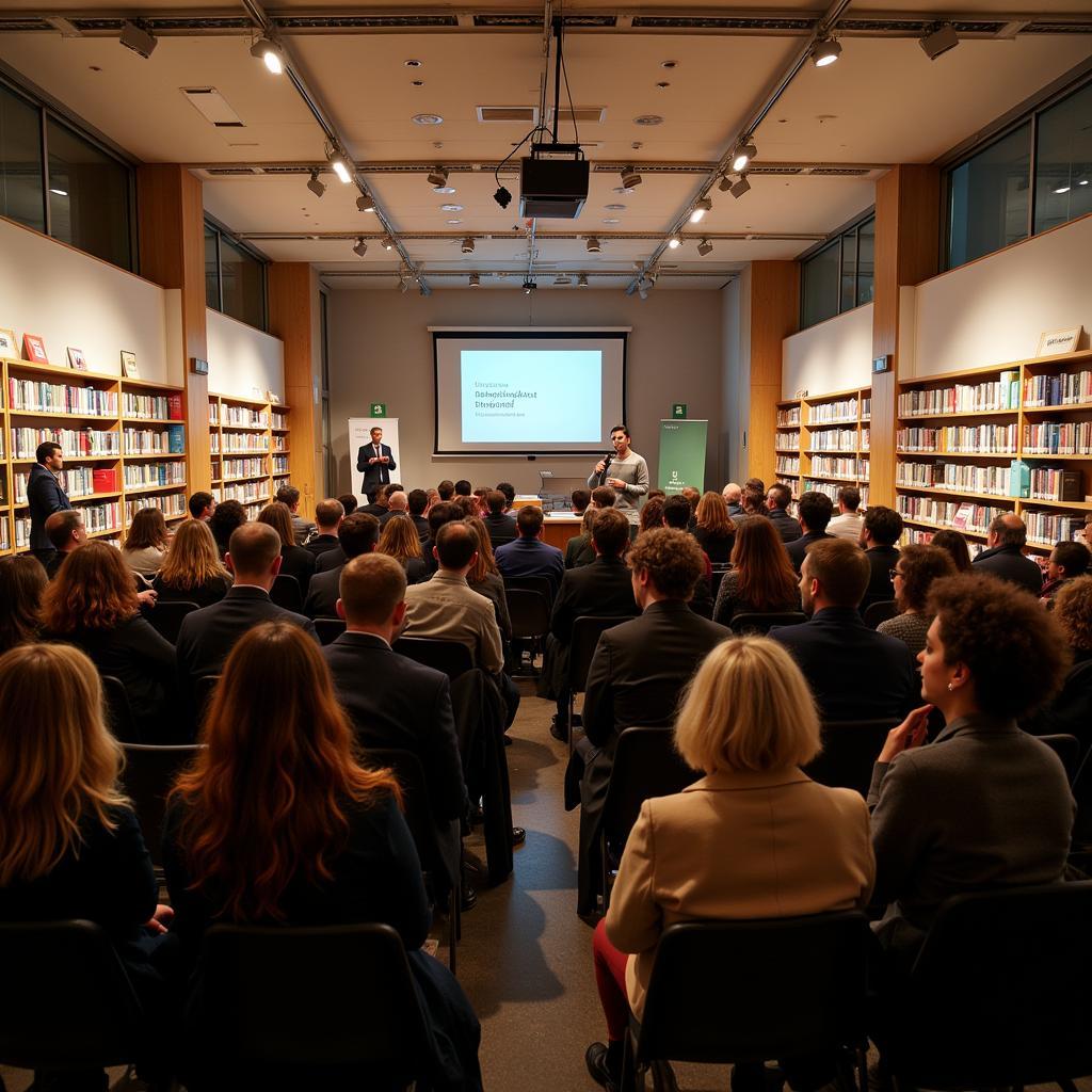 Lebendige Veranstaltung in der Stadtbibliothek Leverkusen