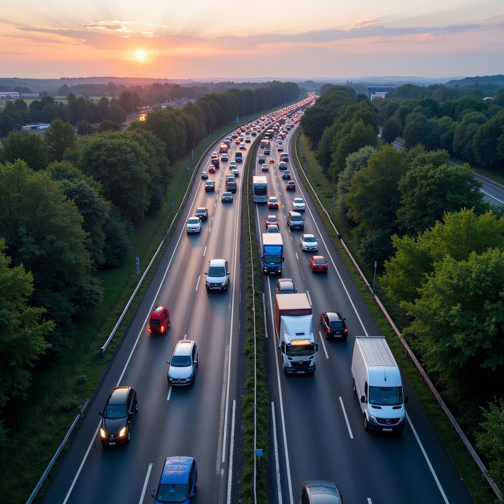 Verkehrschaos am Leverkusener Kreuz: Lange Staus auf der A3 in Richtung Köln