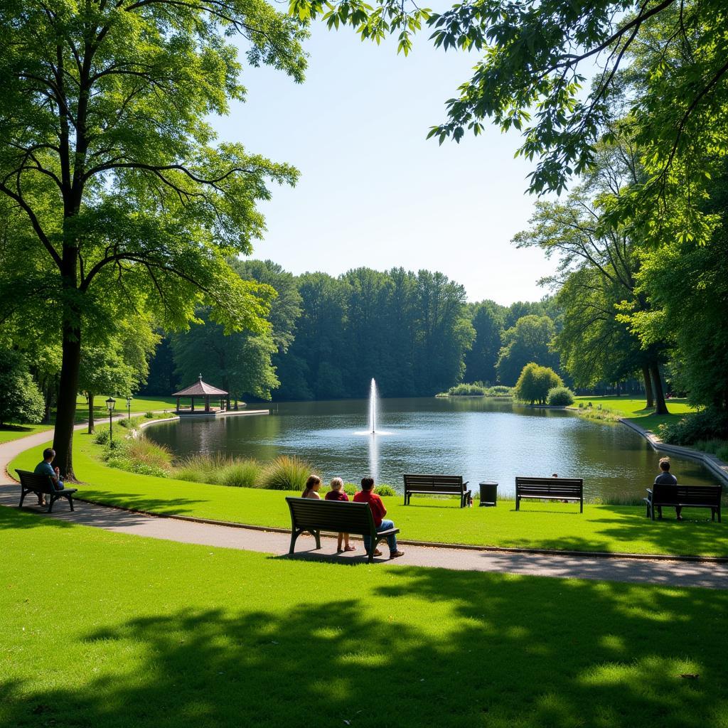 Volkspark Leverkusen Entspannung