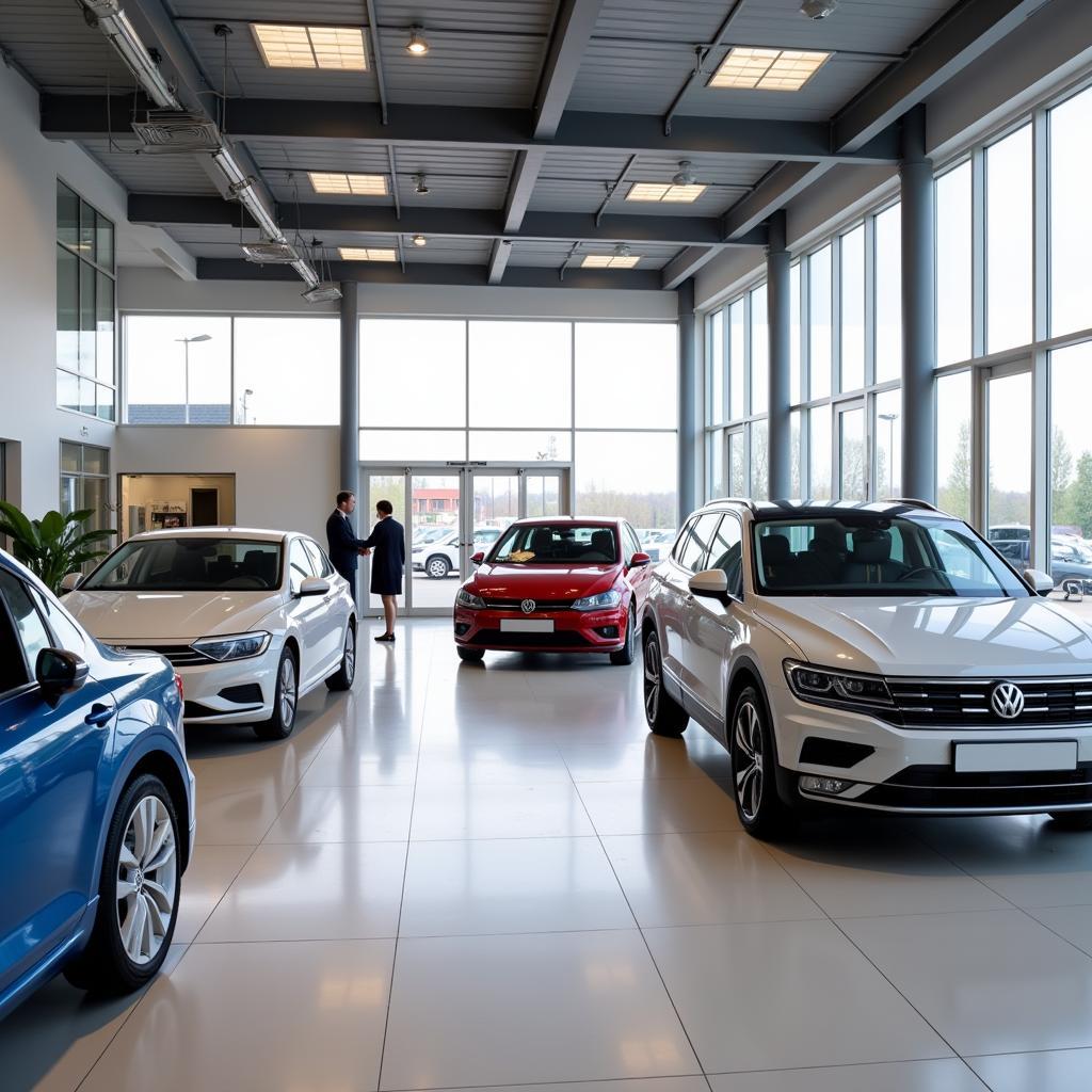 VW Händler Showroom in Leverkusen