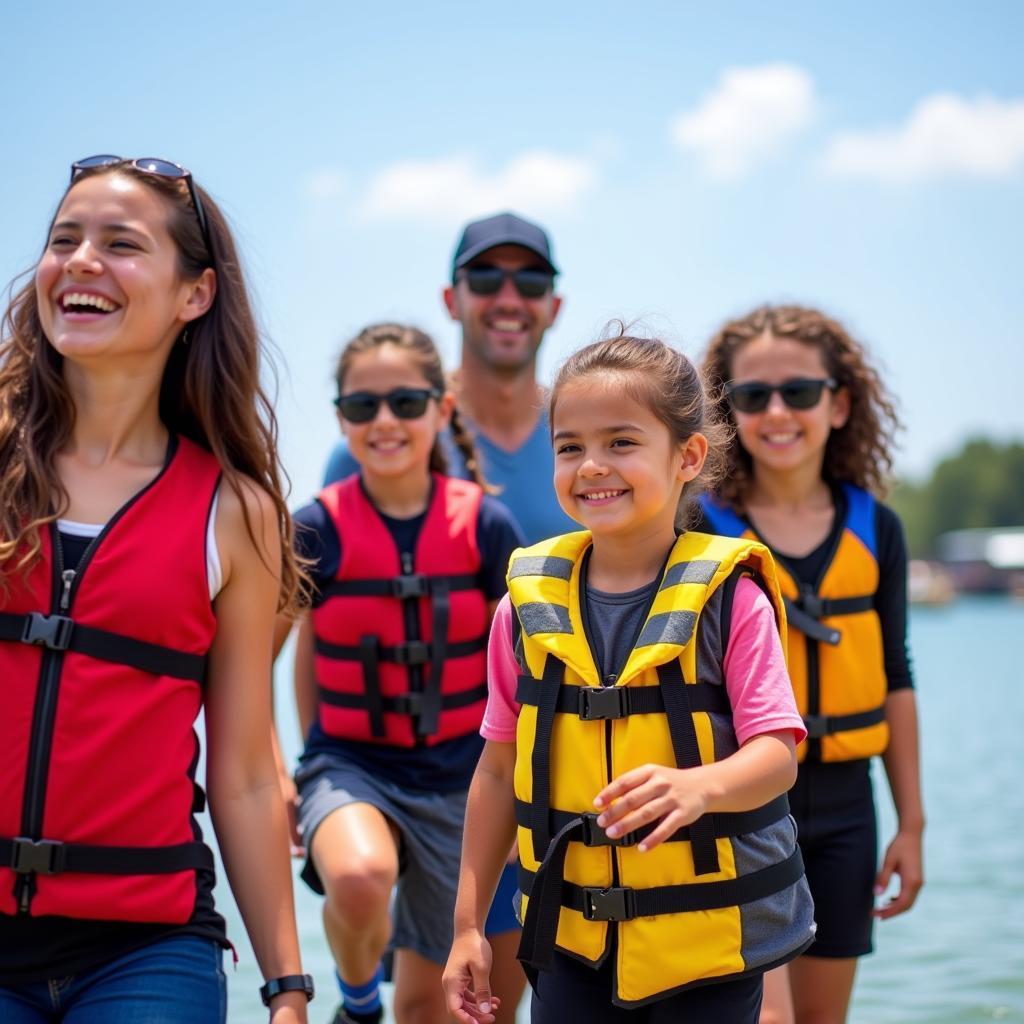 Familienspaß beim Wasserski in Langenfeld