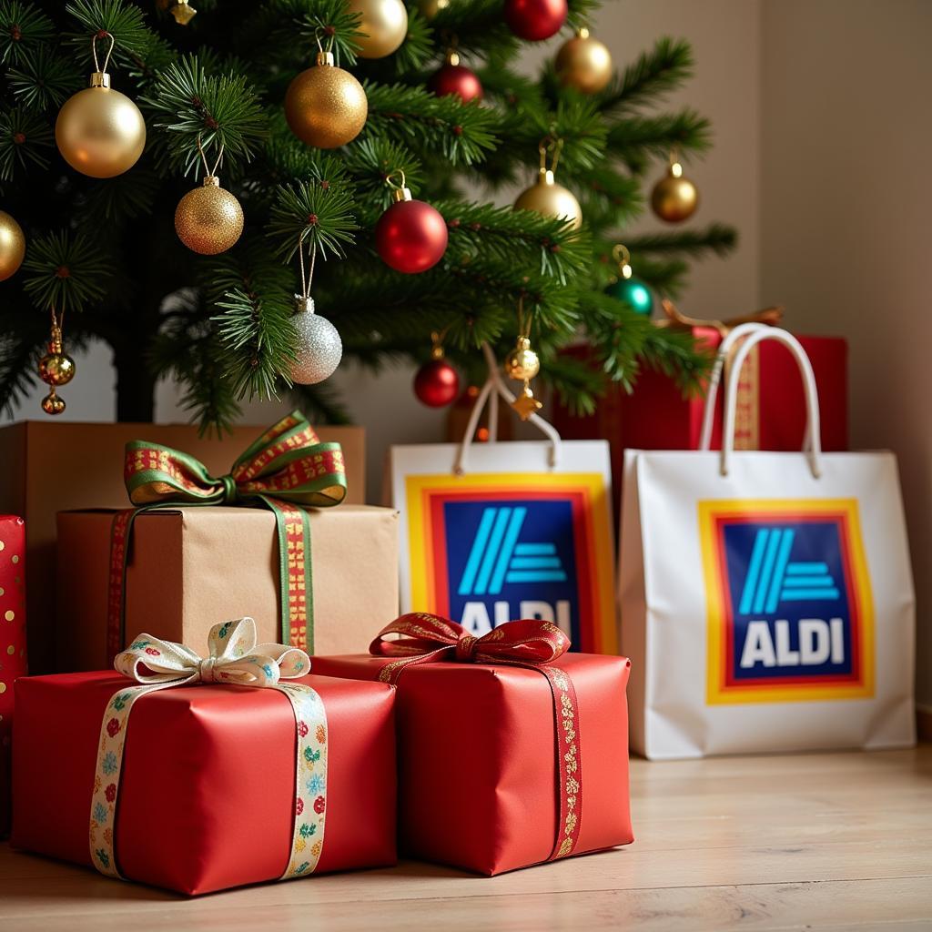 Weihnachtsgeschenke bei Aldi