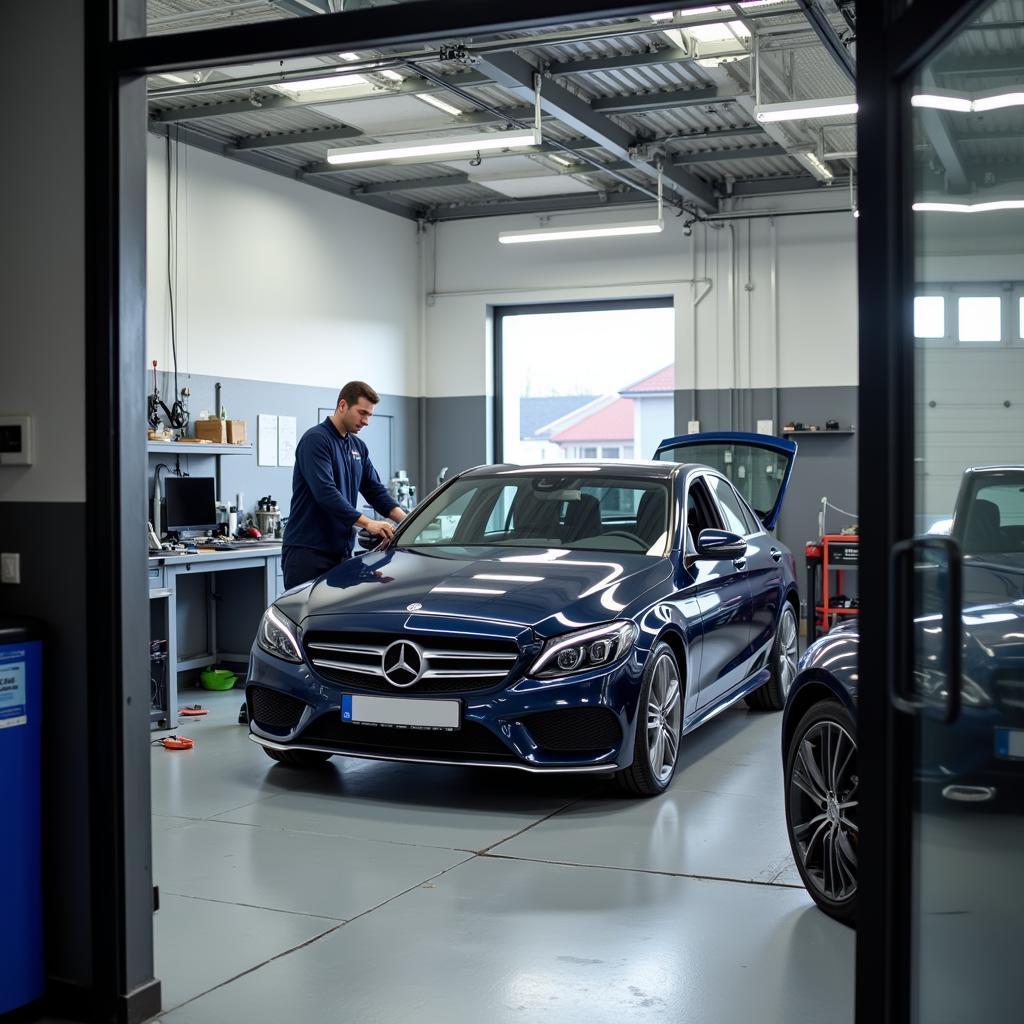 Werkstatt bei Asa Autohandel Leverkusen