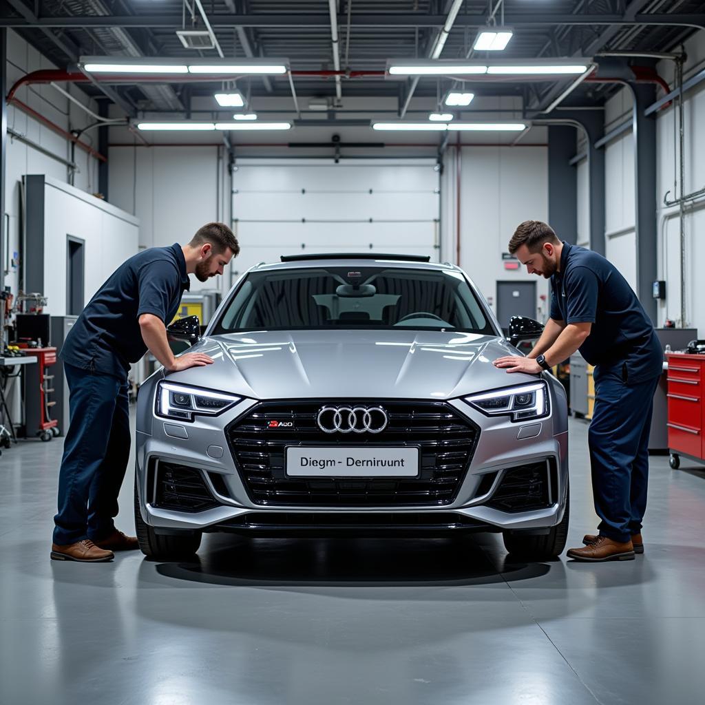 Werkstatt im Audi Zentrum Leverkusen