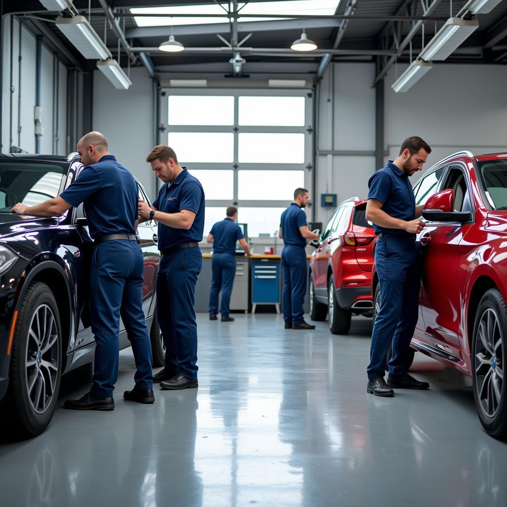 Kompetentes Werkstatt-Team bei Autohaus Gottfried Schultz