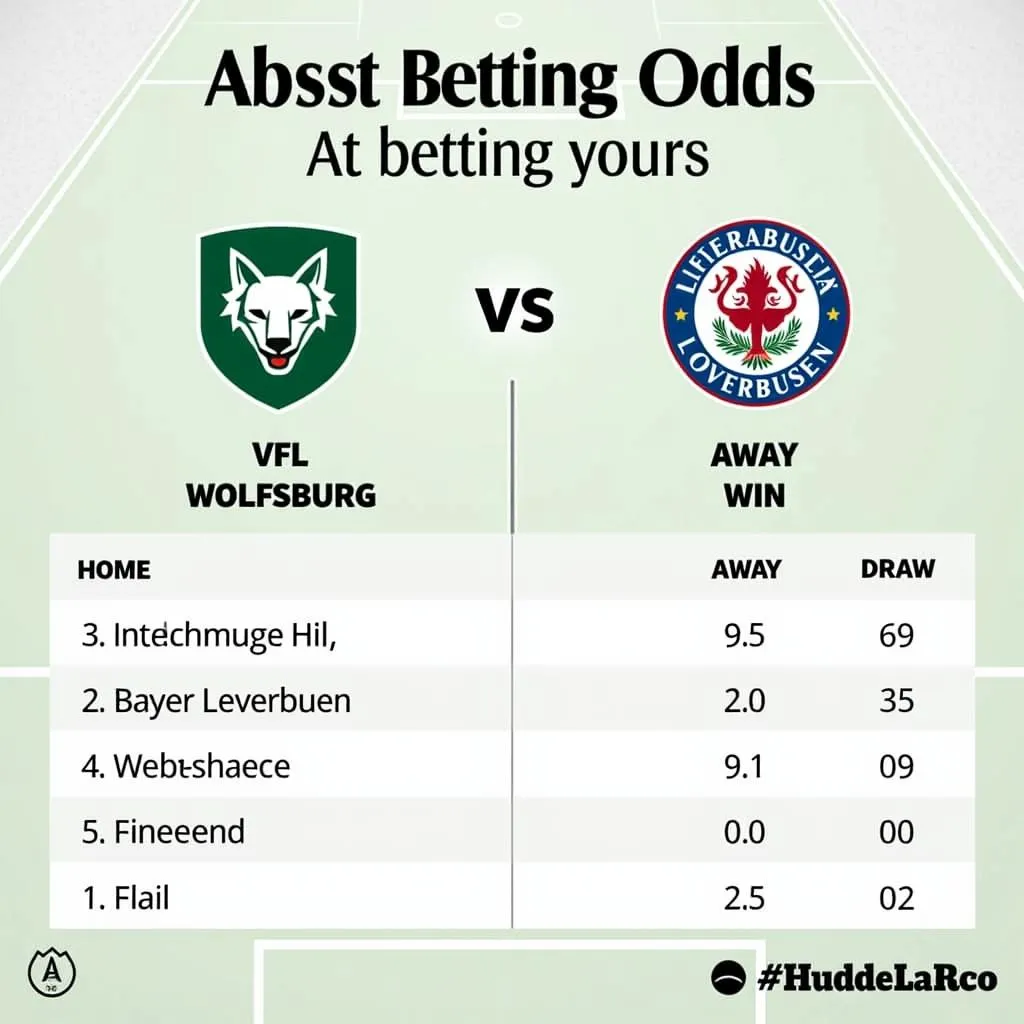 VfL Wolfsburg vs. Bayer Leverkusen Wettquoten