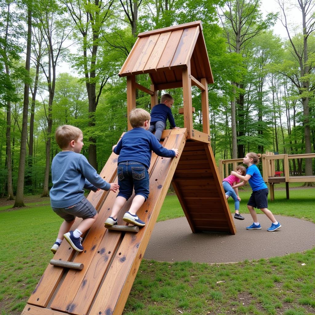 Spielplatz im Wildpark Reuschenberg Leverkusen