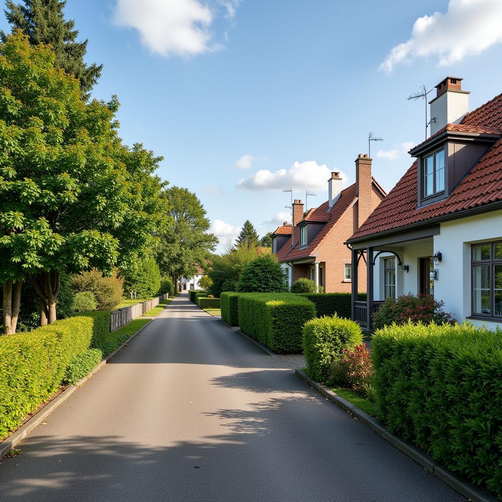 Ruhiges Wohnviertel in Leverkusen Schlebusch