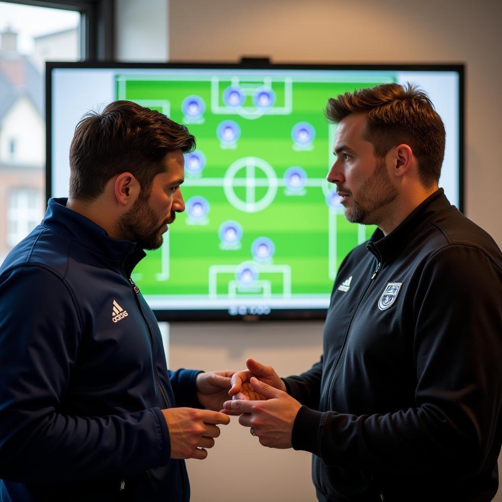 Xabi Alonso und Dieter Hecking Taktik