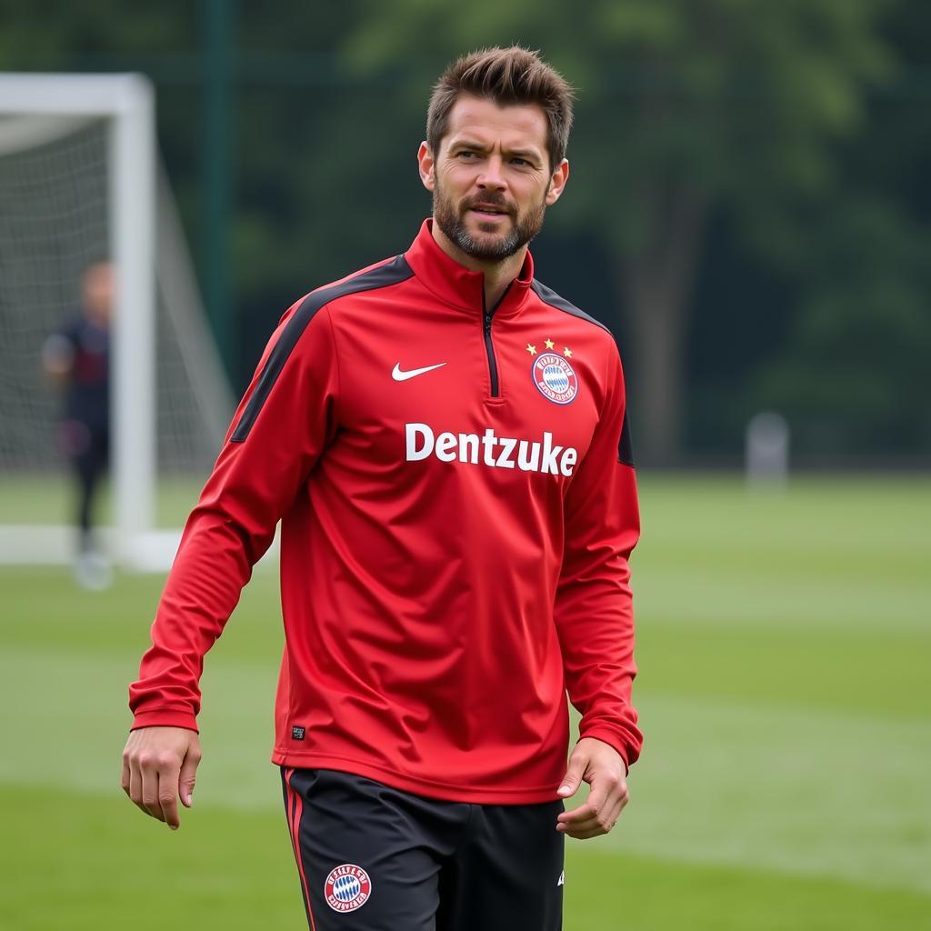 Xabi Alonso als Trainer am Spielfeldrand