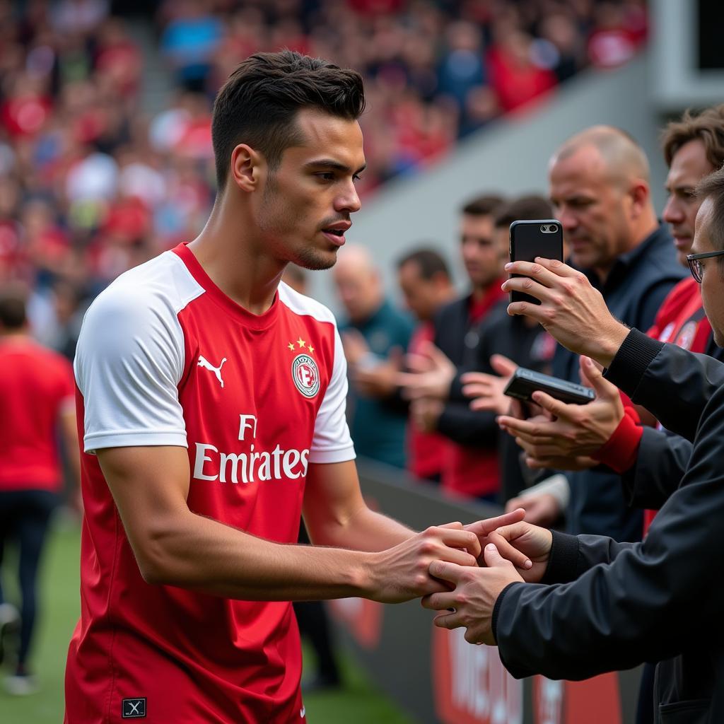 Xhaka trifft die Leverkusen Fans