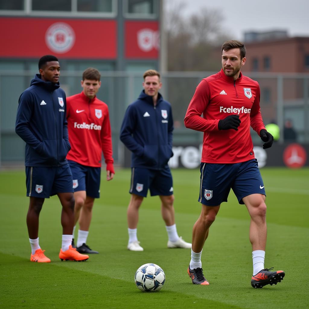 Zweite Mannschaft Training