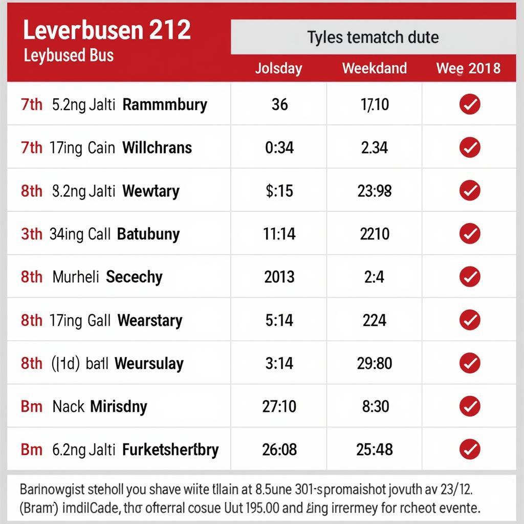 Bus 212 Fahrplan zur BayArena Leverkusen