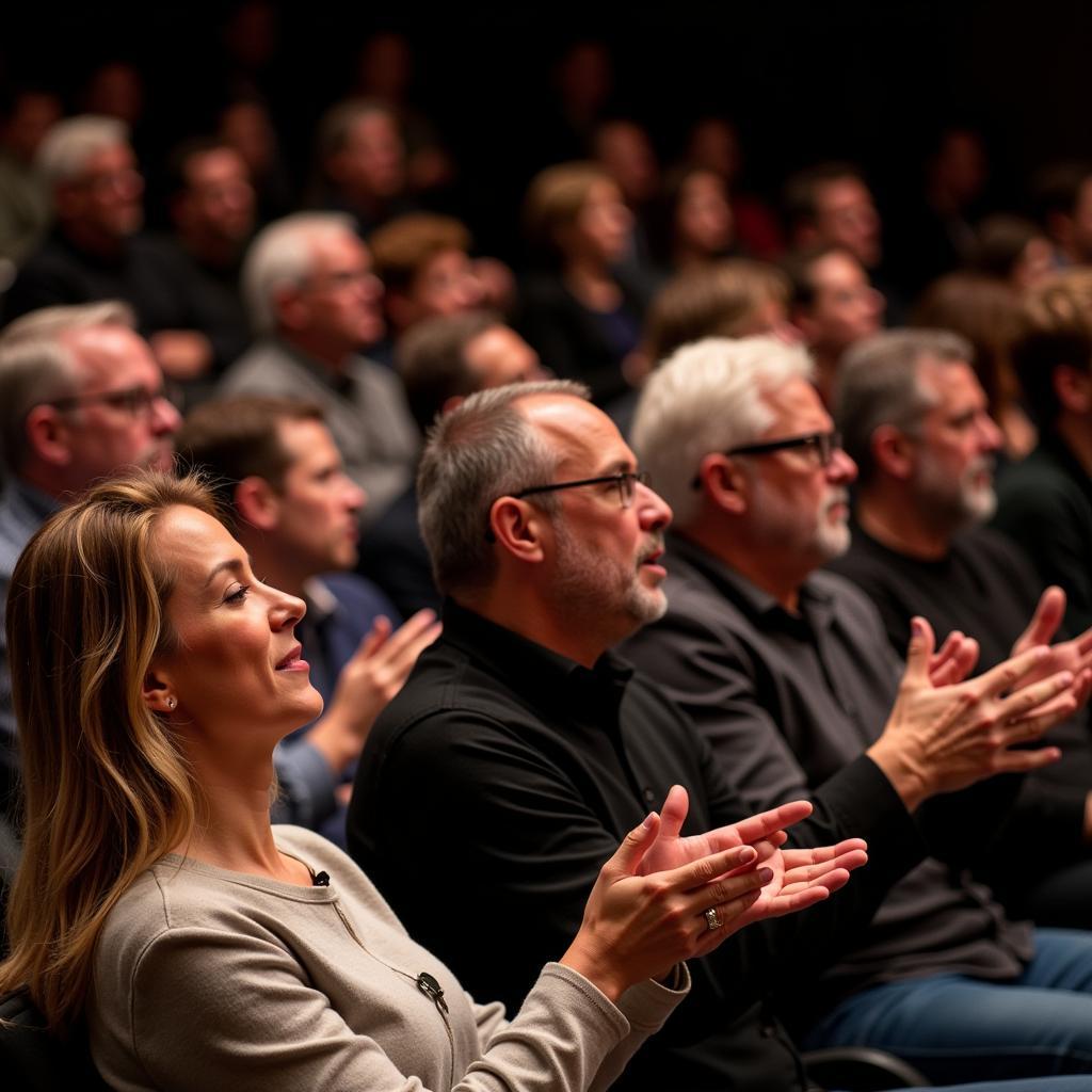 Publikum bei einem Konzert der 40. Leverkusener Jazztage 2019