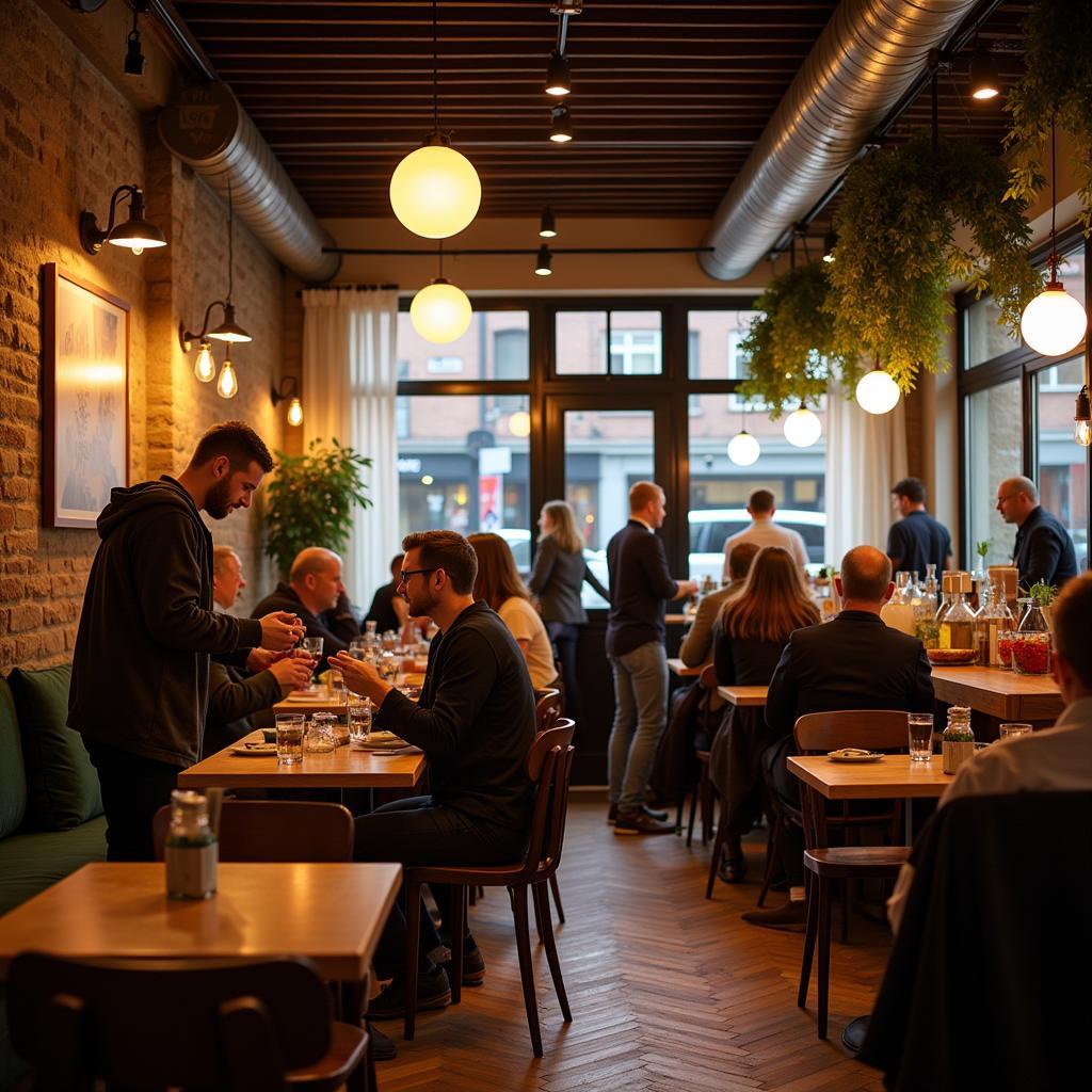 Arbeiten in der Gastronomie an einem Sonntag in Leverkusen