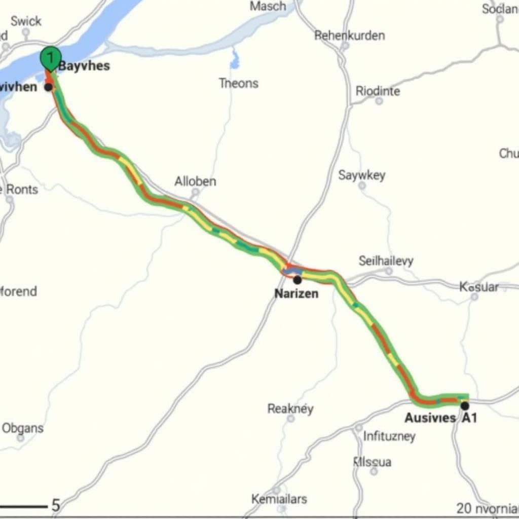 Aktuelle Verkehrslage auf der A1 Köln Leverkusen