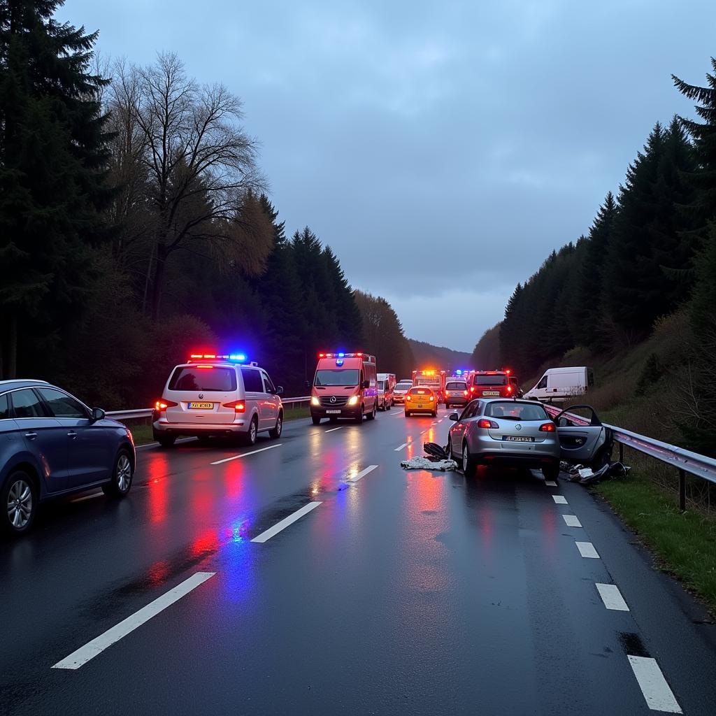 A1 Leverkusen Sperrung Unfall