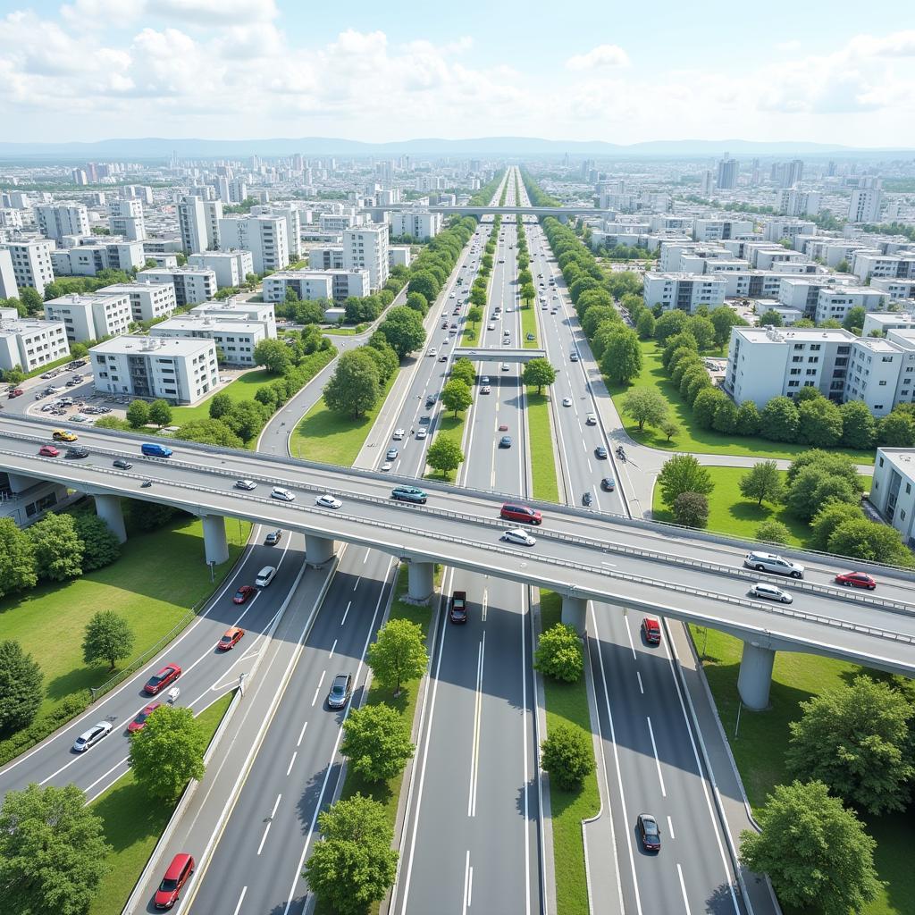 Zukünftige Verkehrsplanung für die A1 Leverkusen