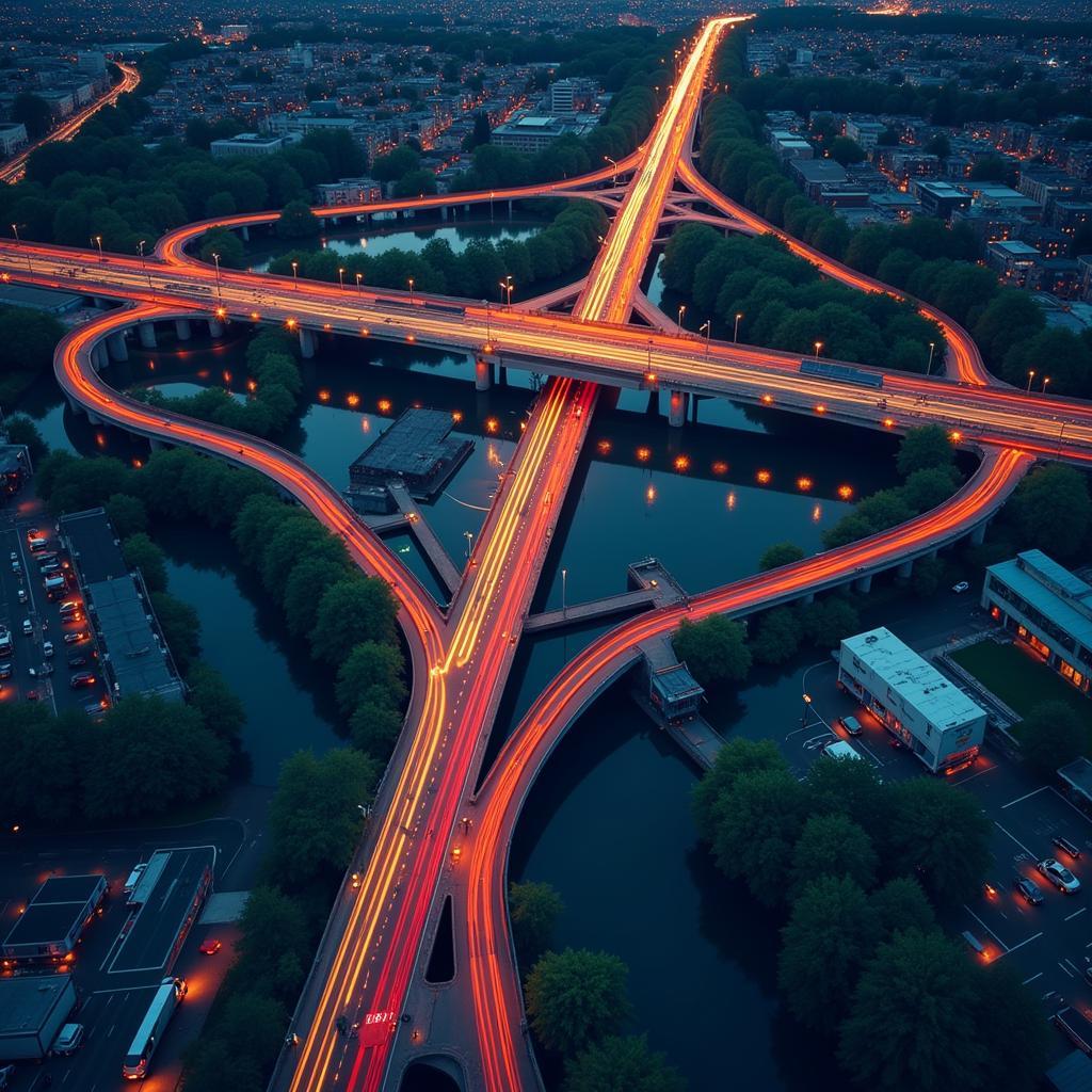 Aktuelle Verkehrslage auf der A1 Rheinbrücke Leverkusen