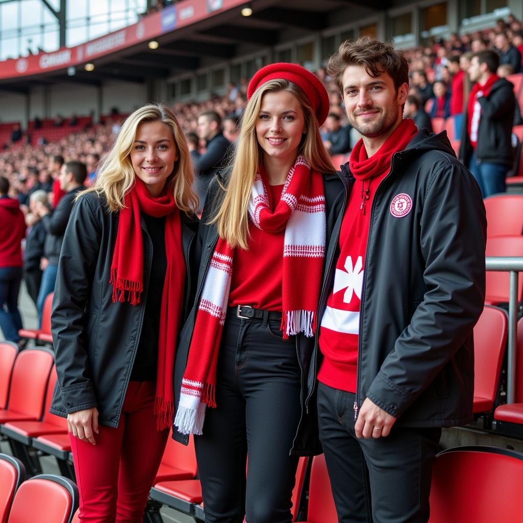 Aachener Mode Leverkusen Stadion Look