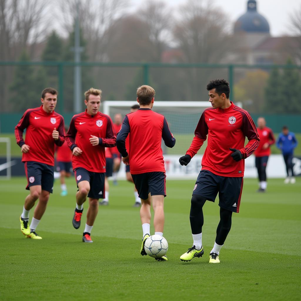 Bayer 04 Leverkusen Trainingseinheit 2007