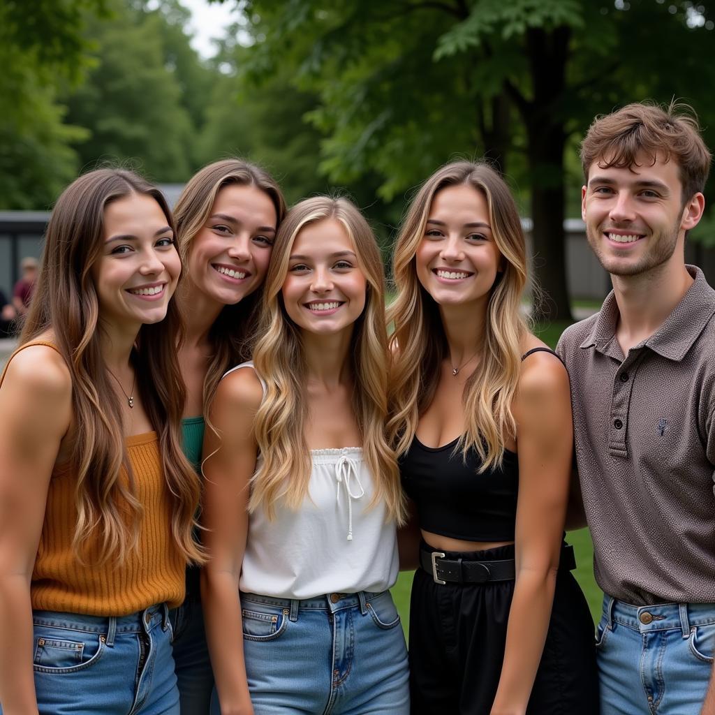 Freunde beim Abitur 2019 Leverkusen