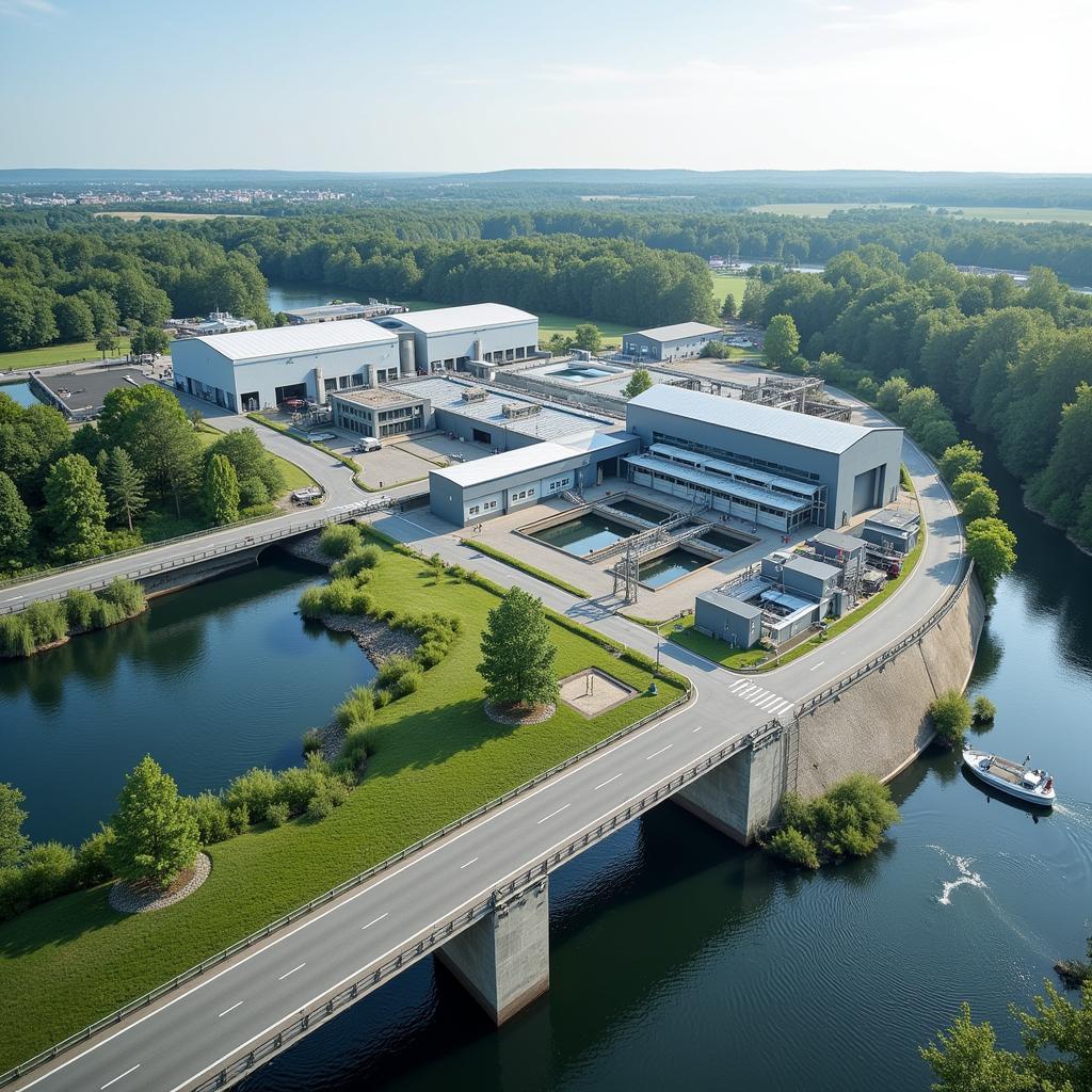 Abwasserreinigungsanlage in Leverkusen