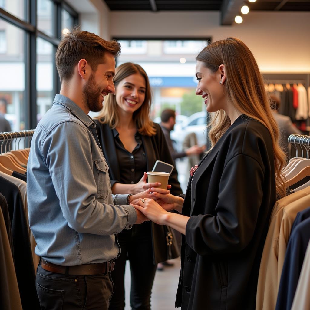 Kundenberatung bei Adler Modemarkt Leverkusen