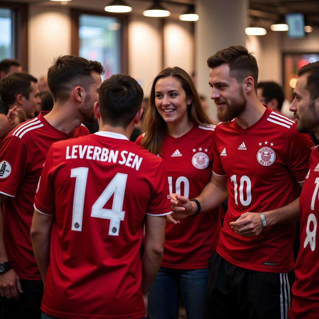 Treffen des offiziellen Fanclubs von Bayer 04 Leverkusen