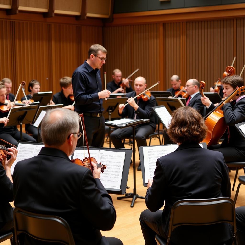 Akkordeon Orchester Bayer Leverkusen Probe