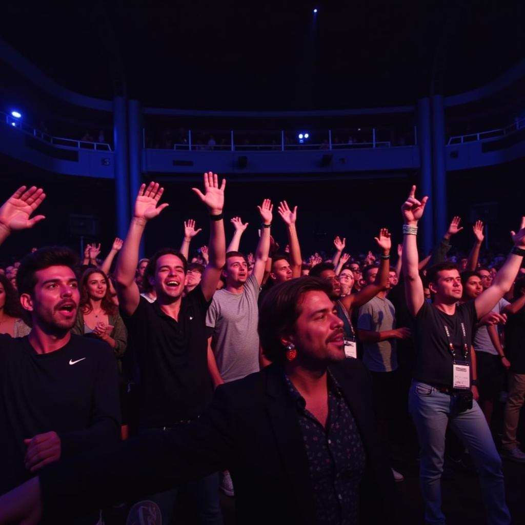 Begeisterte Fans beim Al Di Meola Konzert in Leverkusen 2016